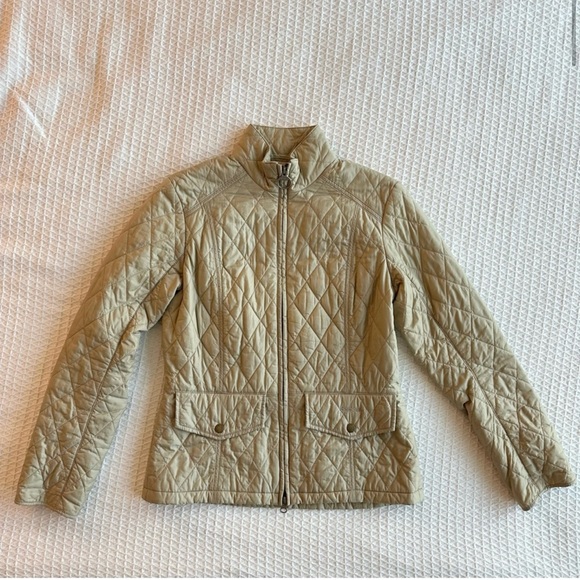 Barbour Jackets & Blazers - Barbour Joanna quilted beige jacket